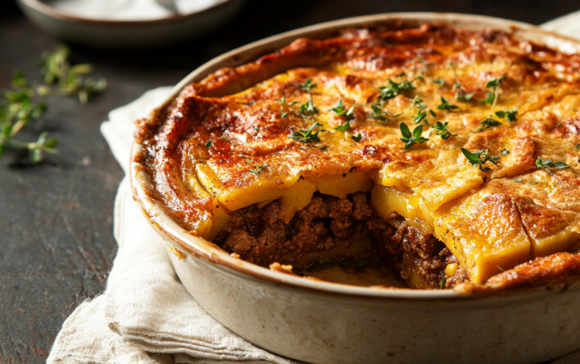 Caribbean Plantain Beef Pie_done