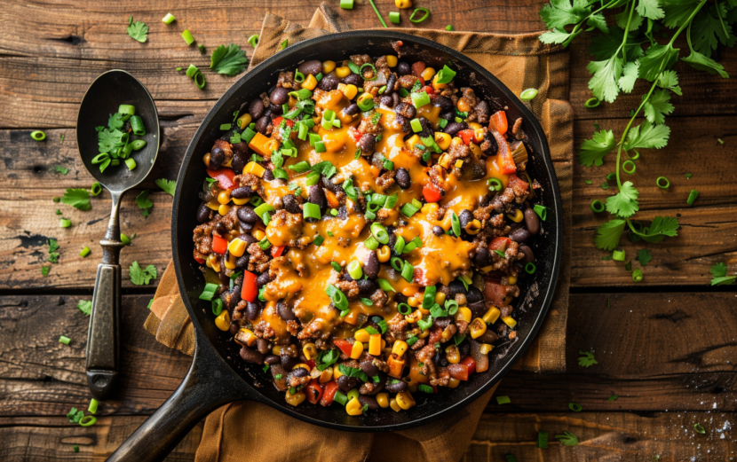 Tex-Mex Beef and Veggie Skillet_done