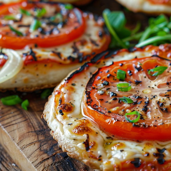Grilled Tomato and Cheese Mini Pizzas_done