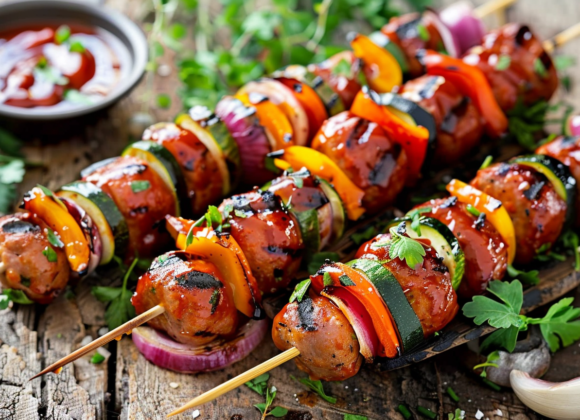 Delicious Vegan BBQ Skewers Vegan BBQ Skewers_done