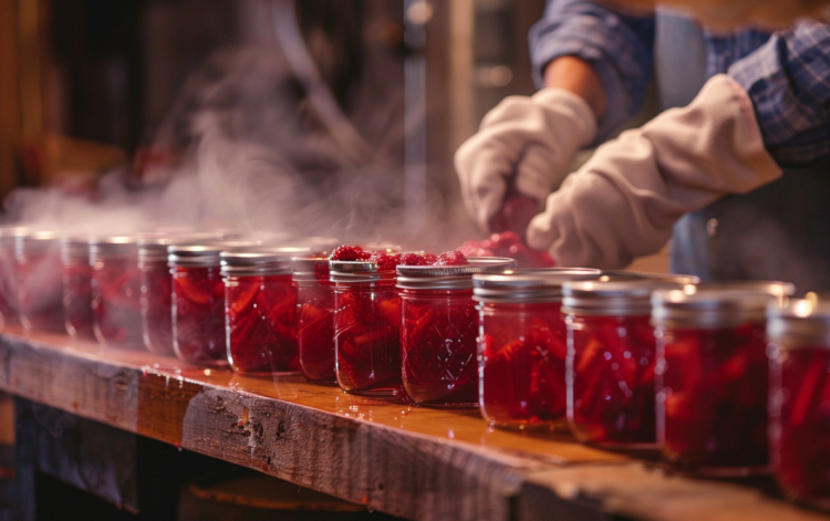 Rustic Wild Strawberry Preserve - Hungry Ghost Food and Travel