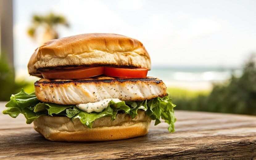 Grilled Mahi Mahi Sandwich