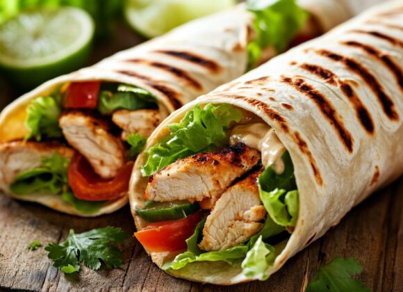 A Visit to Bagels & Schmear: Simple, Authentic, Unforgettable Spicy Chicken Tortilla Wraps_done