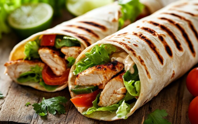 Spicy Chicken Tortilla Wraps_done