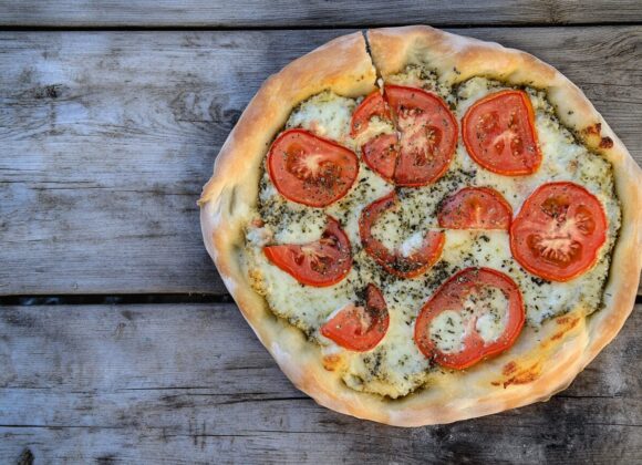 East Village Pizza: A Slice of New York Boldness Double Layered Tomato Pizza_done